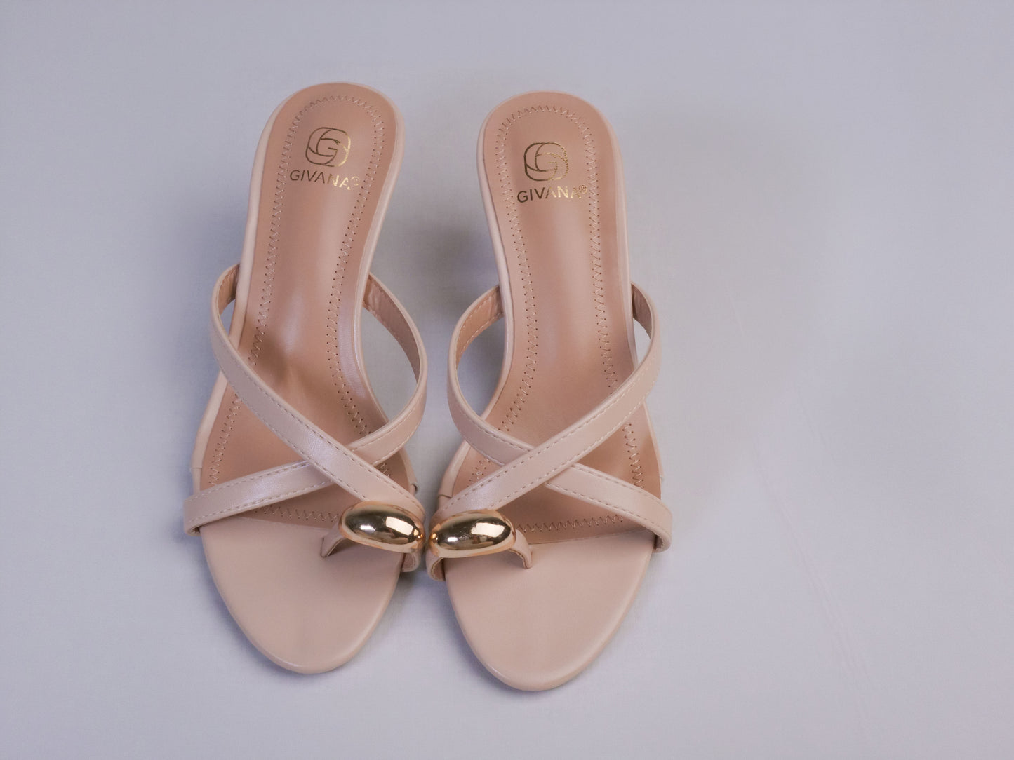 Sandales à lanières et talon