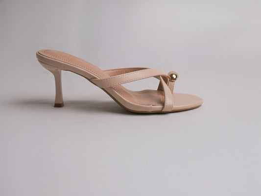 Sandales à lanières et talon