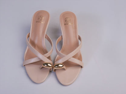 Sandales à lanières et talon